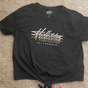 hollister crop shirt